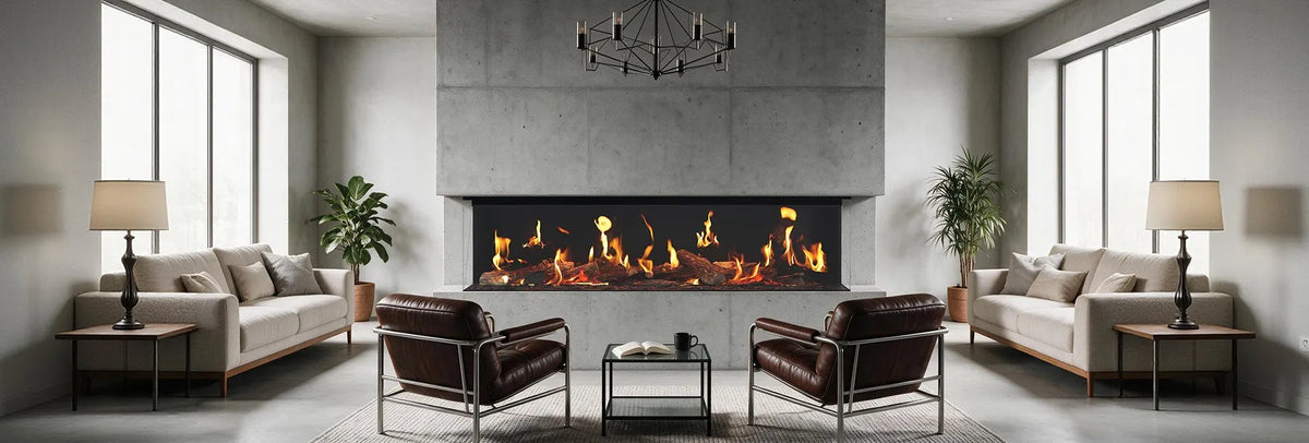 Flameline TSHLCD electric fireplace living room inspiration