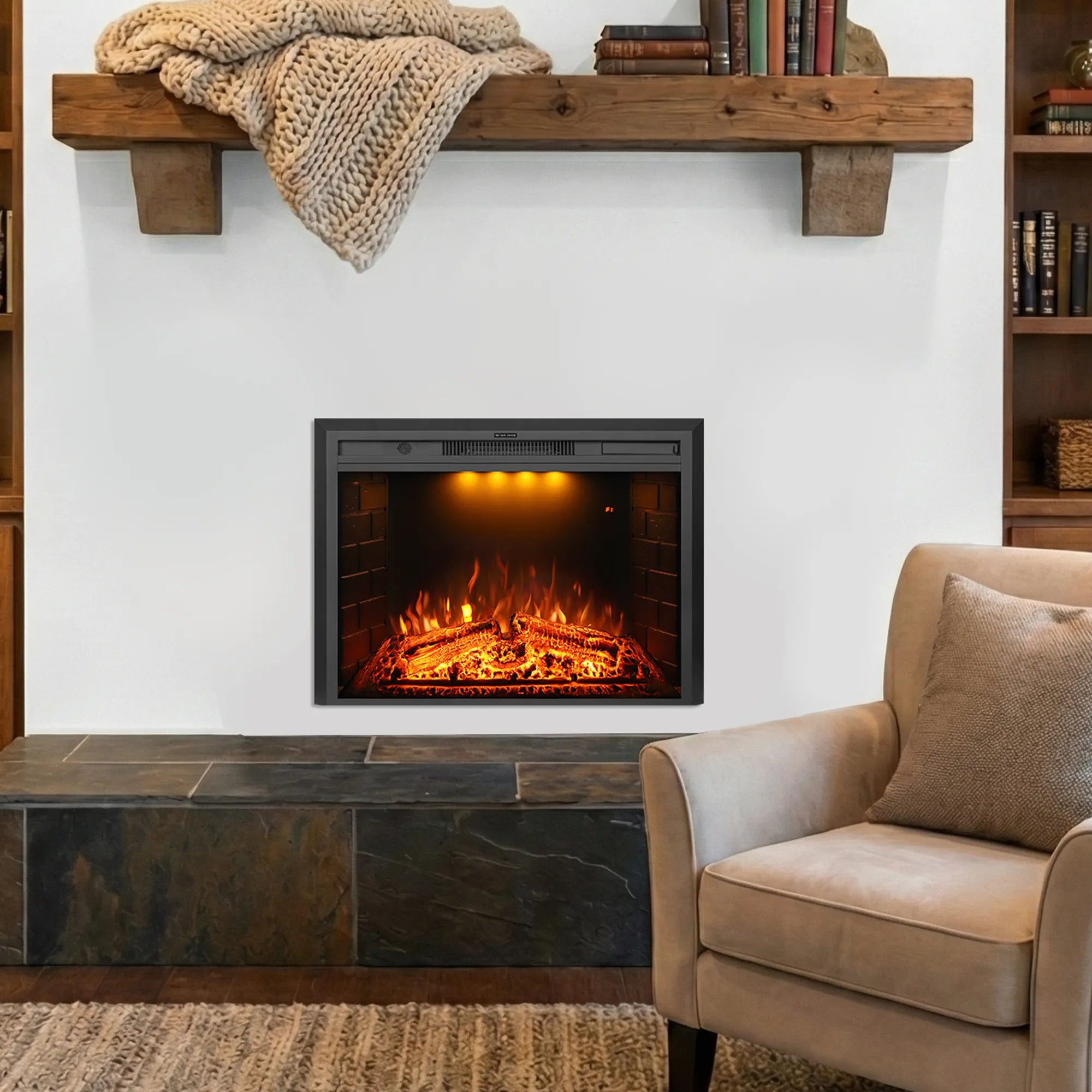 FlameLine EFZL Electric Fireplace Insert for TV Stands